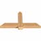 Ekena Millwork Eugene Smooth Timber Gable Bracket, Western Red Cedar, 48"W x 26"H x 3 1/2"D x 5 1/2"F, 13/12 Pitch GBW048X26X0406EUG00SWR - alternate 2